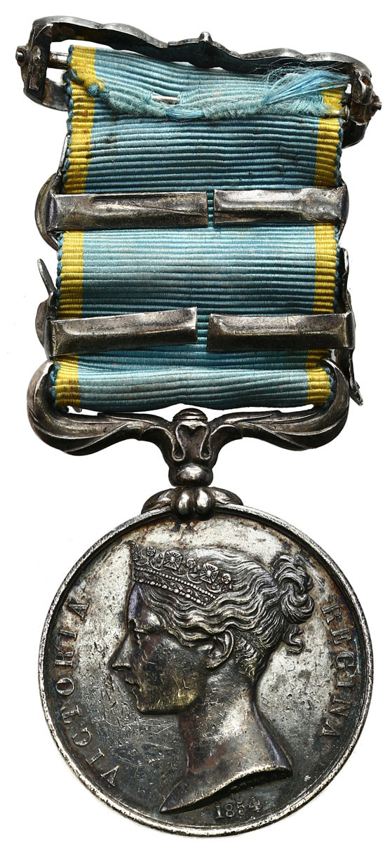 Wielka Brytania, Wiktoria (1837 - 1901), Medal Krymski 1854, srebro